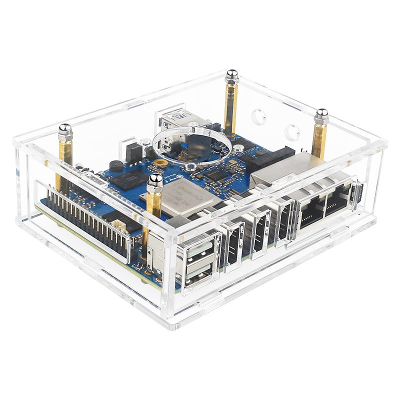 Orange Pi 5 Plus acrylbehuizin - Orange Pi 5 Plus 32Gb recensie en prijs